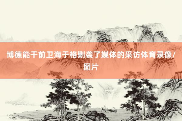 博德能干前卫海于格剿袭了媒体的采访体育录像/图片